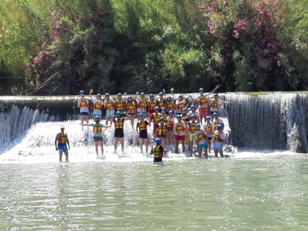 Rafting + almuerzo río Segura Murcia, España