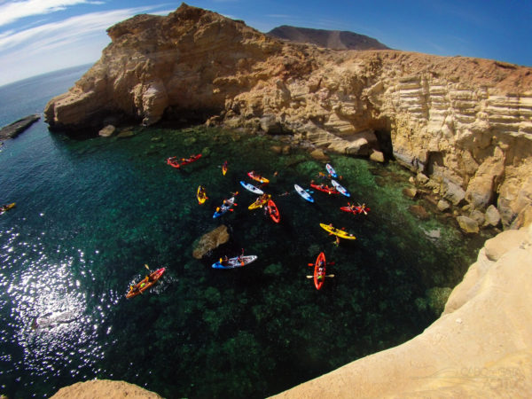 Ruta guiada en kayak Cabo de Gata, Almería, España