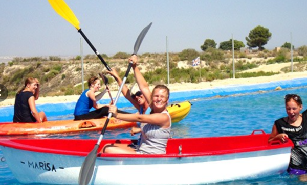Kayak en el Lago Azul, Orihuela, Alicante, España