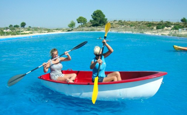 Kayak en el Lago Azul, Orihuela, Alicante, España