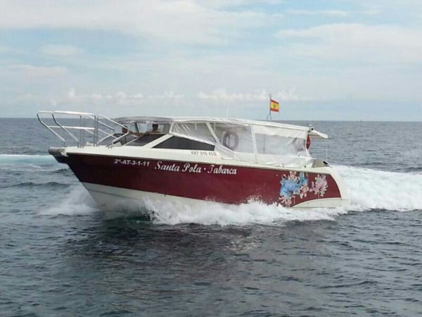 Viajes en barco a Tabarca desde Santa Pola, Alicante, España
