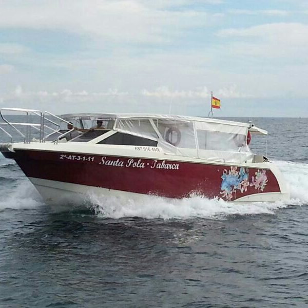 Viajes en barco a Tabarca desde Santa Pola, Alicante, España