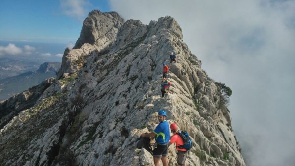 Escalada en Crestas de Alicante, Cresta de Bernia, España