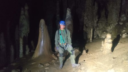 Espeleología Cueva de Coventosa, Cantabria, España