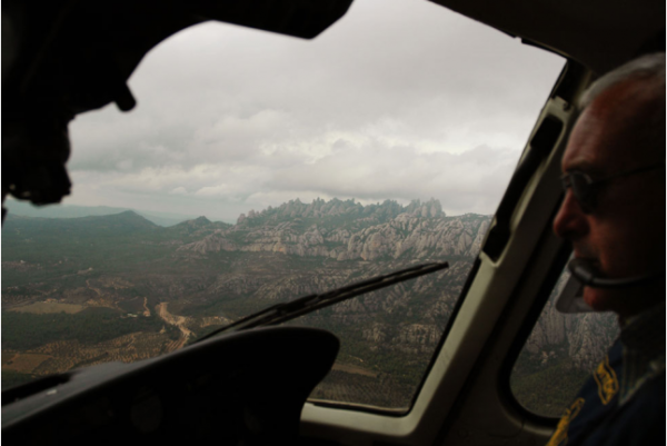 Paseo en Helicóptero por Montserrat, Barcelona, España