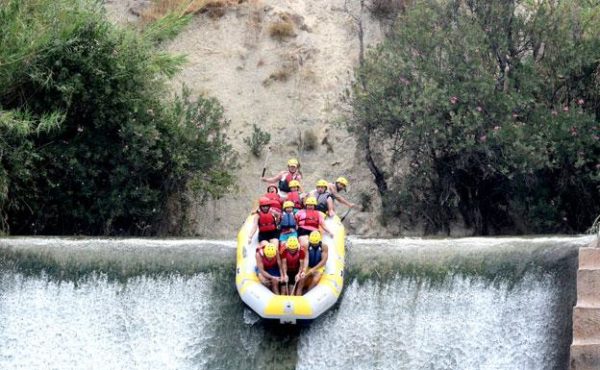 Rafting descenso del río Segura, Murcia, España