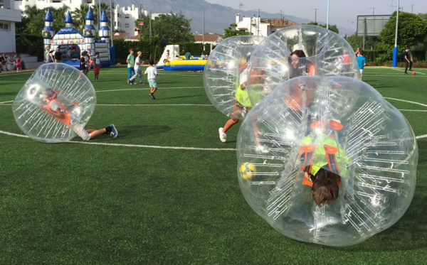 Zorbing, Bubble Soccer, Málaga, España