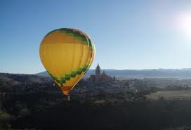 Vuelo en globo sobre Segovia, España