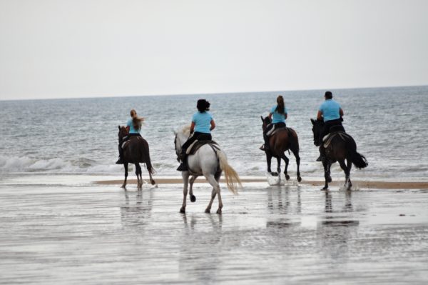Paseo privado a caballo playas de Doñana, Huelva, España