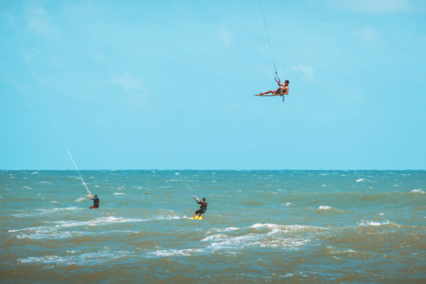 Kitesurf de Cumbuco a Pecém, Brasil