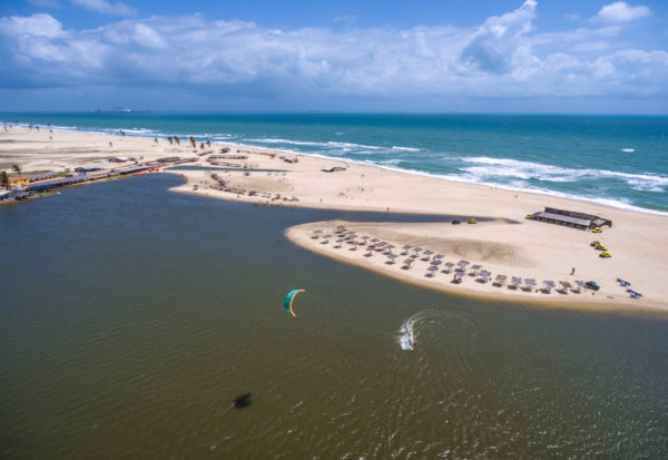 Kitesurf de Cumbuco a Pecém, Brasil
