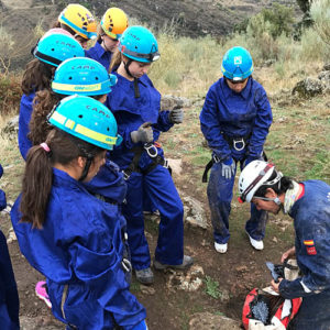 espeleologia niños