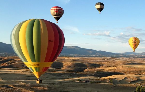 Vuelo en globo en Segovia, España