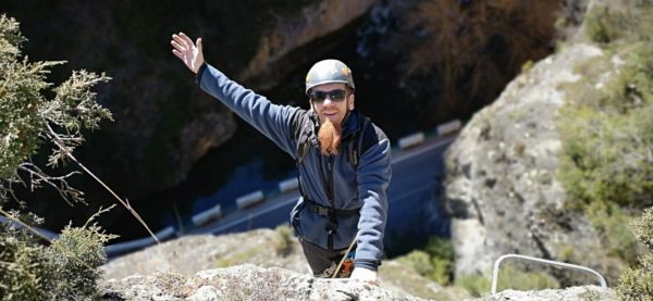 Vía ferrata La Hoz de Priego, Cuenca, España